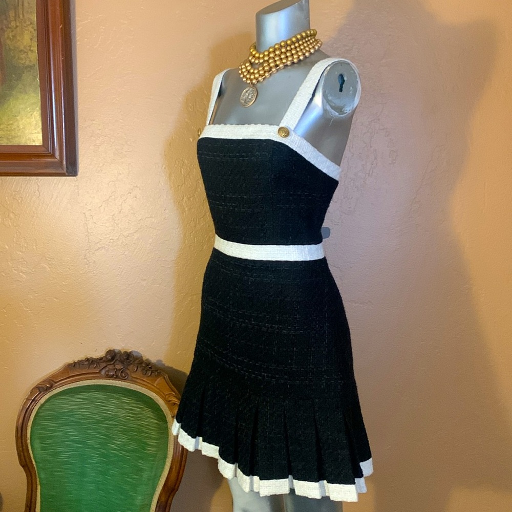 INC International Concepts Black and White Mini Dress